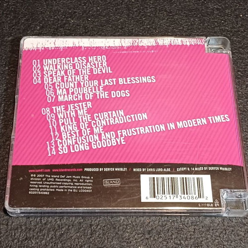 Sum 41 Underclass Hero CD used, punk