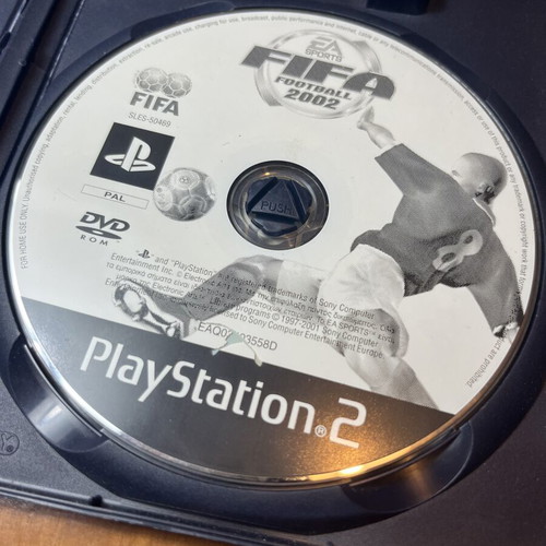 FIFA Football 2002 παιχνίδι PlayStation 2 μεταχειρισμένο, ελληνική έκδοση με Μανώλη Μαυρομμάτη