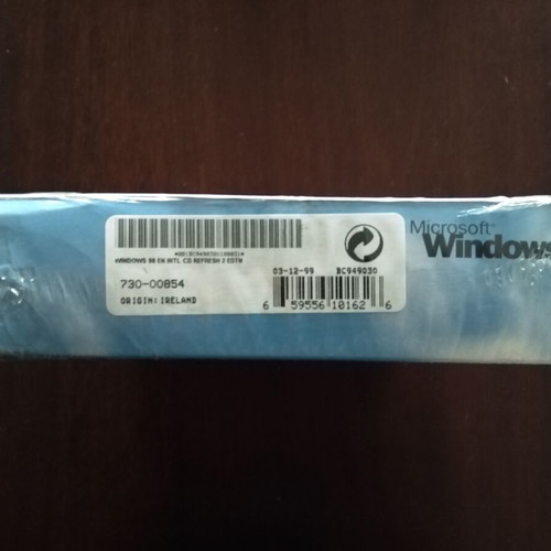 Windows 98 Second Edition sealed English retail package