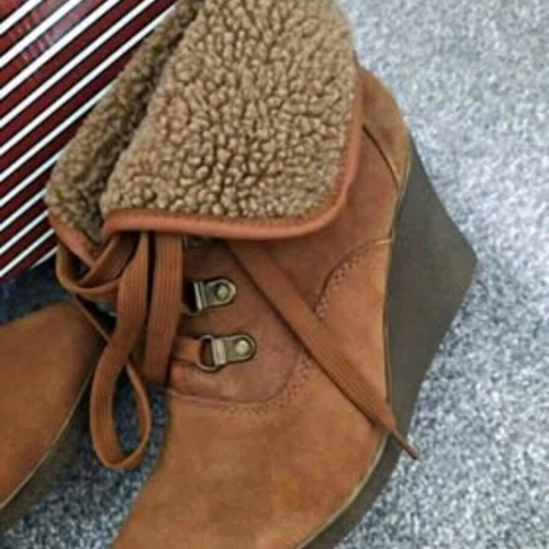 Women's Adam's Shoes ankle boots new, brown, size 38
