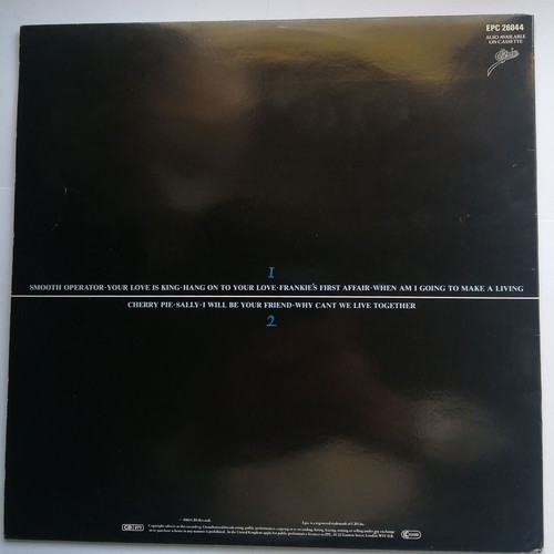 Sade Diamond Life LP used, R&B / Soul