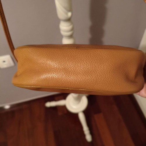 Longchamp crossbody bag like new, beige leather
