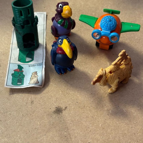 Kinder egg toys used
