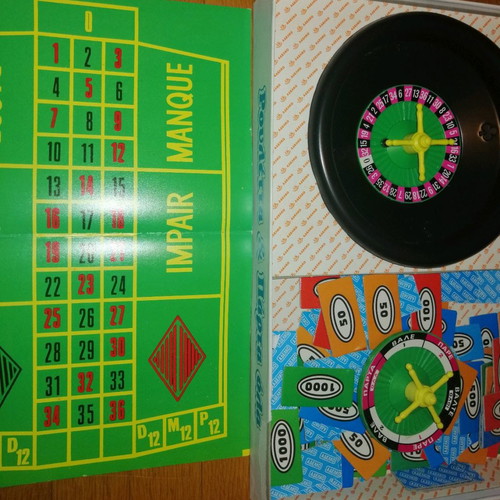 Roulette & Parta Ola vintage board game used from the 80's