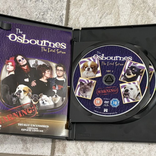 The Osbournes DVD box set season 1 uncensored and season 2 complete like new