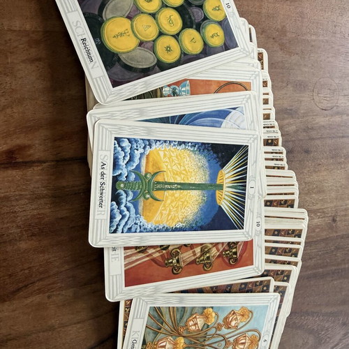 Aleister Crowley Thoth Tarot cards, 1986 German edition