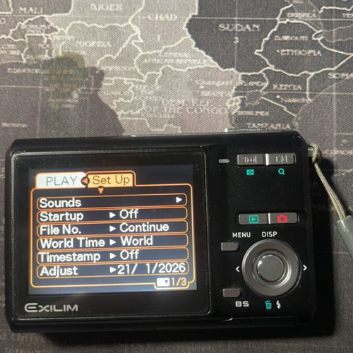 Casio EX-Z70 camera used, 7.2 megapixels with 2 batteries and case
