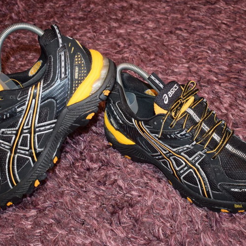 Asics Gel Trabuco GTX Black Men's Sports Shoes Size 43 Used
