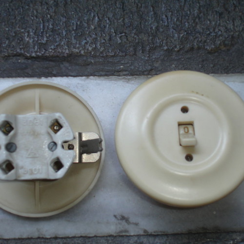 Porcelain switches from 1950 new