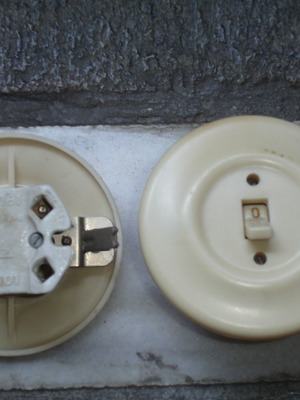 Porcelain switches from 1950 new