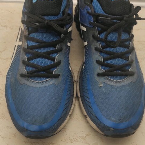 Asics Gel Kinsei 6 men's athletic shoe used, size 47, blue