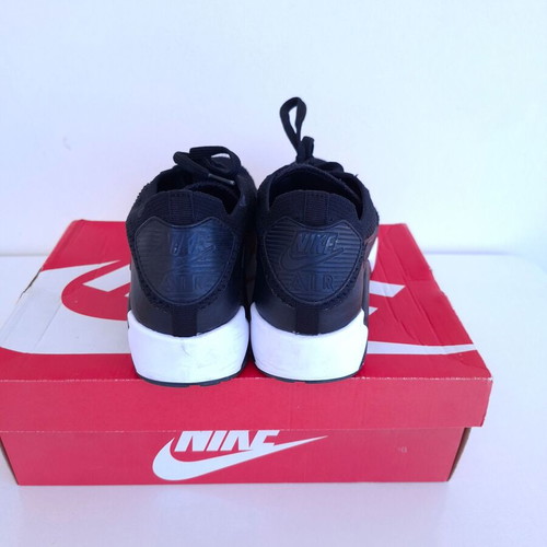 Nike Air Max Ultra 90 Flyknit men's shoes, black size 45.5