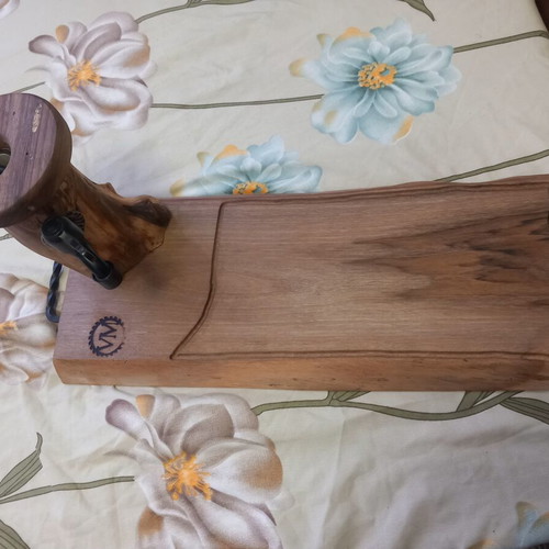 Alcohol dispenser handmade from walnut wood new