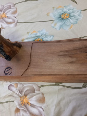 Alcohol dispenser handmade from walnut wood new