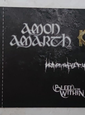 Amon Amarth Kreator Heaven Shall Burn Release Festival Ticket like new