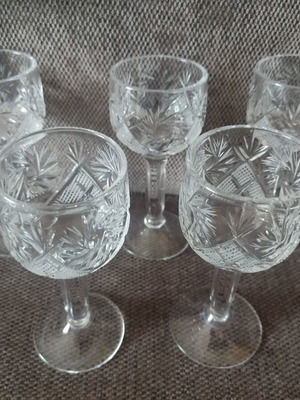 Vintage Nachtmann Liqueur Glasses Set of 5 Like New