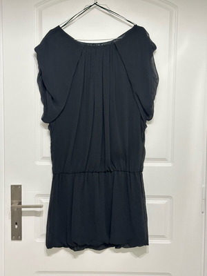 Zara chiffon dress like new, black, size M