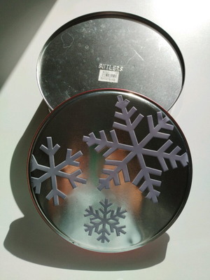 Christmas cookie tin Butlers new