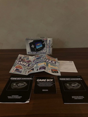 Game Boy Advance black with manuals like new