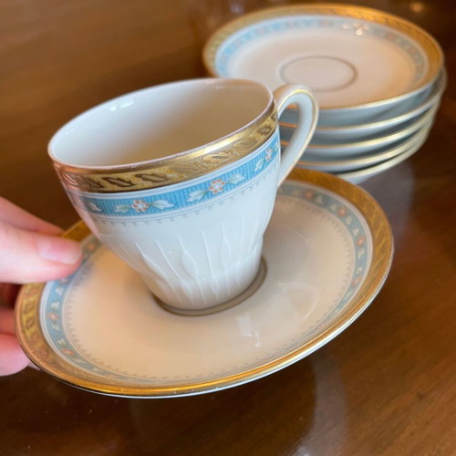 Vintage Scherzer Bavaria tea set for 6 people like new