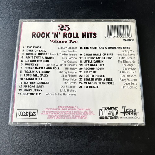 25 Rock 'N' Roll Hits Volume 2 CD