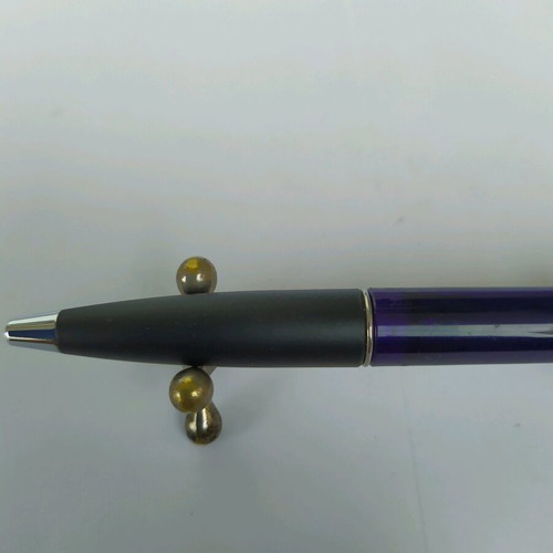 Parker Frontier pen used, dark blue purple color