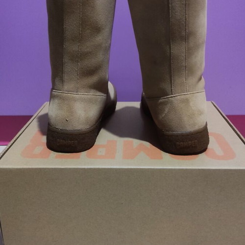 Camper Peu Terreno boots new, size 39, beige and brown nubuck