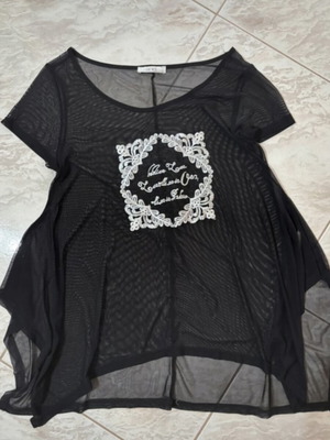 Anel Sheer Blouse black, like new, size L