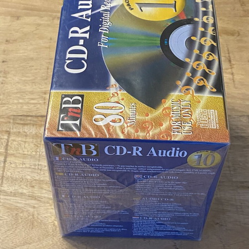 T'nB CD-R Audio pack of 10 sealed, 80 min capacity