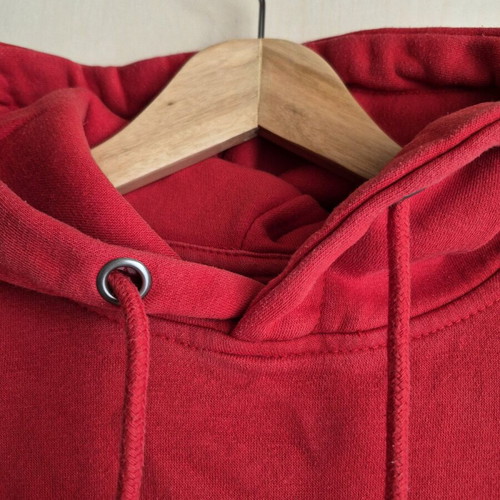 Pull&Bear red hoodie used with logo and hood