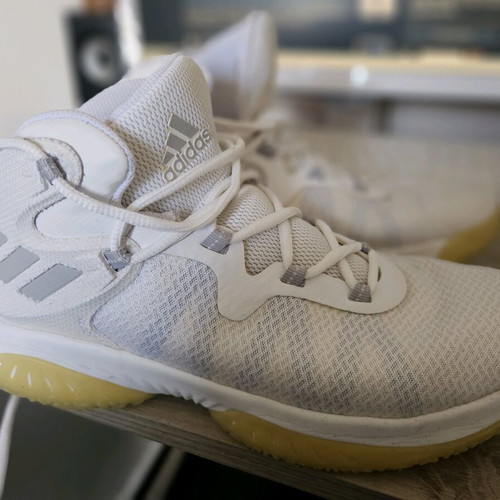 Adidas Basketball Shoes Explosive Bounce 41 1/3 white like new