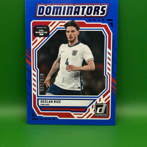 Donruss Road to FIFA World Cup ’26 Declan Rice Dominators Blue 010/199 like new