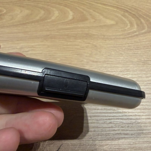 Aluminium card holder like new, black and silver