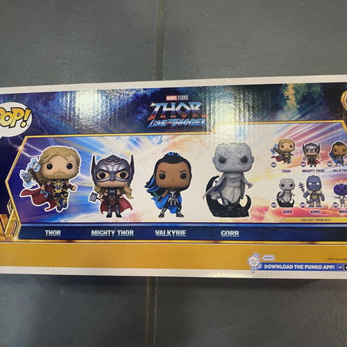 Thor Love and Thunder Funko Pop 4-Pack like new