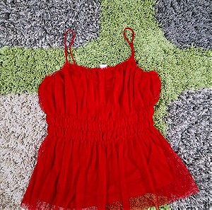 H&M red pace top! Size S/M