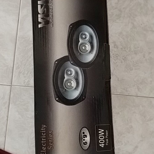 Vision car speakers 400w 6×9 inches new oval three-way