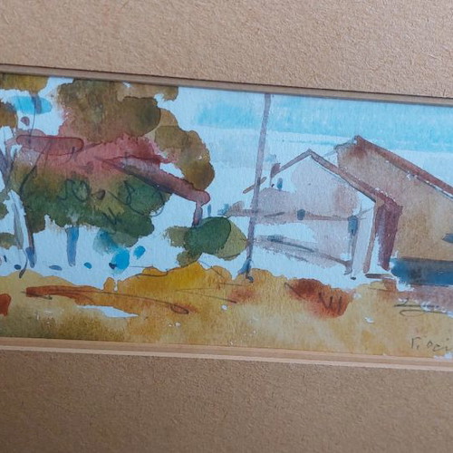 G. Drizos watercolor artworks