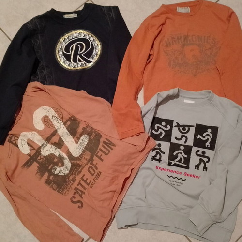 Boys' T-shirt pack used, 4 pieces, size 140 cm, Zara