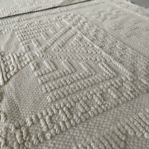 Authentic Vintage Arachova Wool Rug Set, 4 Pieces, Greek Made