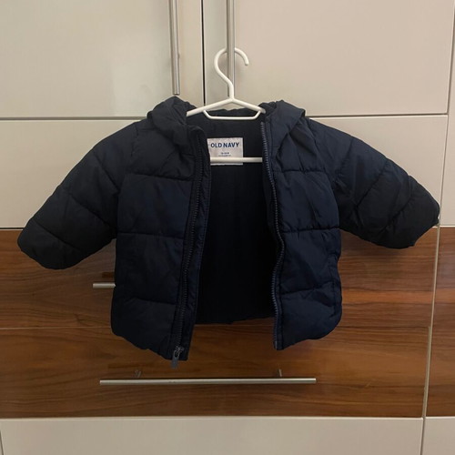 Old Navy winter quilted jacket used, 12-18 months