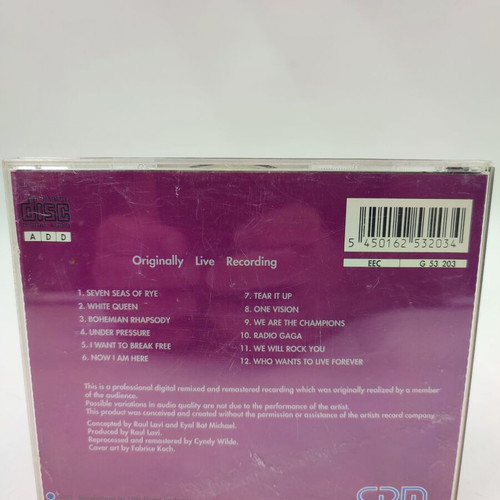 Queen Immortal CDM Audio CD like new, rock live bootleg