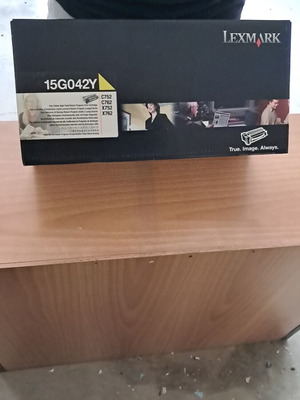 Lexmark 15G042Y Yellow Toner Cartridge New in Box