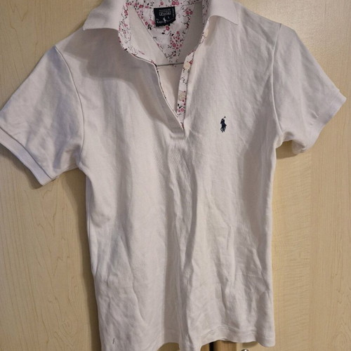 Polo Ralph Lauren women's shirt like new, size S, white with floral detail