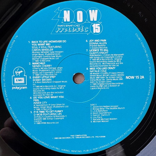 Now That's What I Call Music 15 2xLP pop, like new