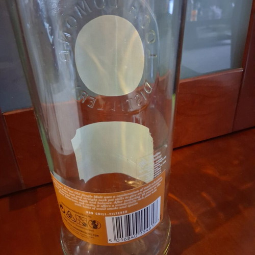 Loch Lomond Inchmoan 10 whisky bottle used, empty