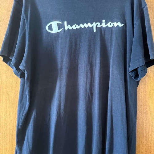 Champion women's sports shirt used, black, size L