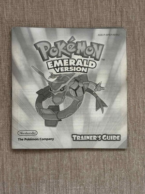 Pokémon Emerald Version Trainer’s Guide Nintendo Gameboy Advance μεταχειρισμένο Ελληνικό