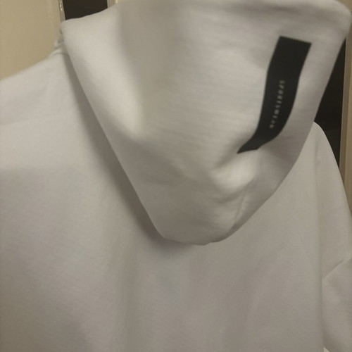 Adidas Performance white hoodie jacket, medium