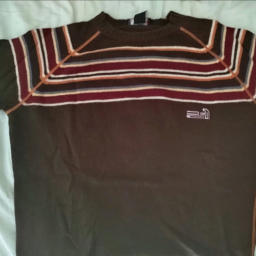 Diesel brown wool and cotton pullover size XL like new