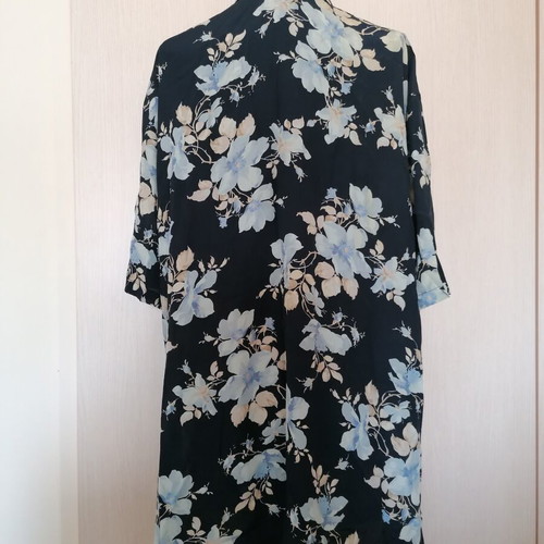Persona by Marina Rinaldi silk shirt tunic like new, floral design